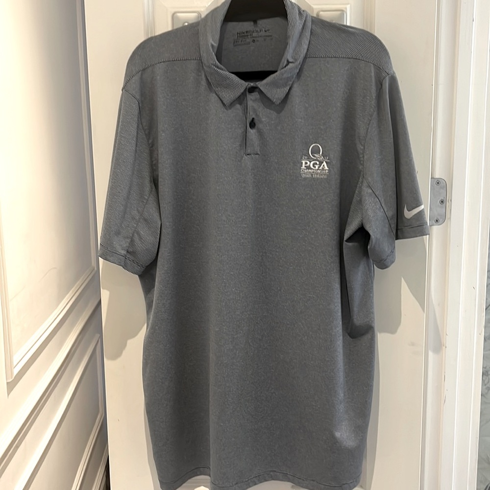 2017 PGA Tour Quail Hollow Nike golf polo XL